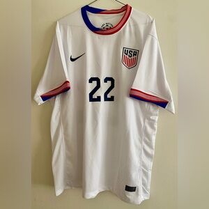 Nike TRINITY RODMAN USA Soccer Jersey with Red and Blue Accents